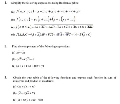 w x w x|boolean algebra .